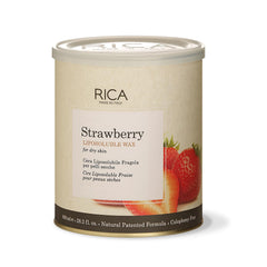 RICA Strawberry Liposoluble Soft Wax for Sensitive Skin Suitable for Men & Women Waxing Hair Removal Cream for Extra Smoothness (800ml)