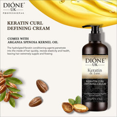 Dione UK Keratin Curl Defining Cream, 240ml