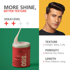 Schwarzkopf Professional OSiS+ Thrill Elastic Hair Styling Fiber Gum I Enhances definition and shine I Easy to apply and Wash I Vegan | 100 ml