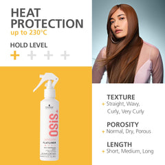 Schwarzkopf Professional OSiS+ Flatliner Heat Protection Spray - 200 ml