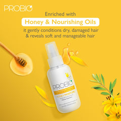 Godrej Professional Probio Honey Moisture Spray conditioner (100ml) | Helps Condition And Moisturizes Dry & damaged Hair | Composed of Honey & Nourishing Oils