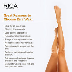 Rica Aloe Vera After Wax Lotion for Sensitive Skin with Sun flower Oil, Jojoba Oil & Vitamin E - 250ml