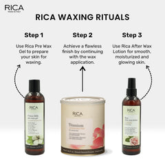 Rica Rose After Wax Lotion for Normal Skin with Sun flower Oil, Jojoba Oil & Vitamin E - 250ml