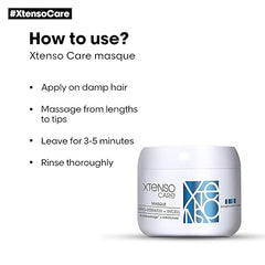 L'Oréal Professionnel Xtenso Care Masque 196 Gm, For Straightened Hair