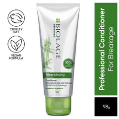 BIOLAGE Advanced Fiberstrong Conditioner, 98g | Paraben free|Reinforces Hair Strength & Elasticity | For Hairfall due to hair breakage