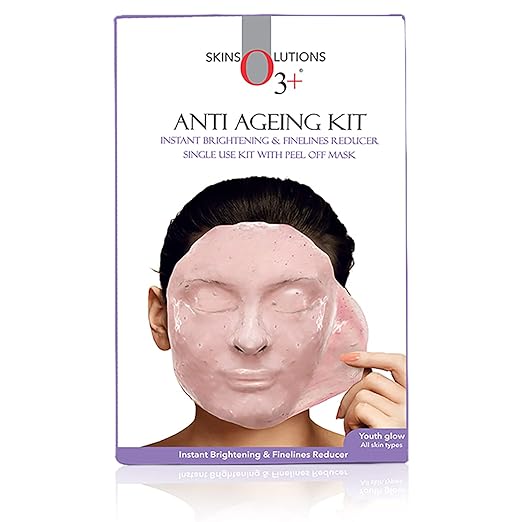 O3+ Anti Ageing Facial kit Brightening & Finelines Reducer With Peel off Mask 45gm