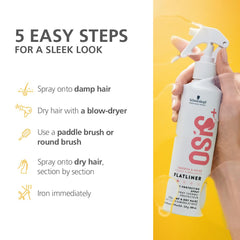 Schwarzkopf Professional OSiS+ Flatliner Heat Protection Spray - 200 ml