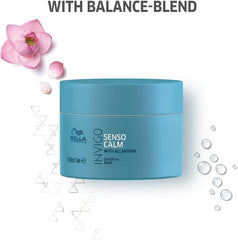 Wella Professionals Invigo Balance Senso Calm Sensitive Hair Mask | 150 ml | Soothing, Calming Hair Treatment for Sensitive Scalp | Fragrance-free Mask