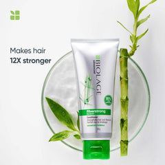 BIOLAGE Advanced Fiberstrong Conditioner, 196g | Paraben free|Reinforces Hair Strength & Elasticity | For Hairfall due to hair breakage