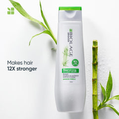 Biolage Advanced Fiberstrong Shampoo, 1000ml | Reinforces Strength & Elasticity For Hairfall Due To Hair Breakage