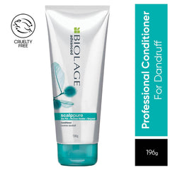 Biolage Scalppure PROFESSIONAL Anti-Dandruff Conditioner, 196g | 72 HRS Scalp Detox | 6-in-1 Formula | Paraben-free & Vegan | Conditioner for Men & Women