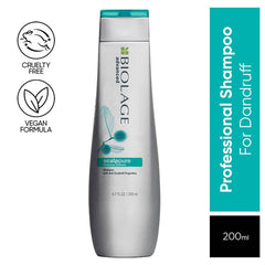 Biolage Professional Scalppure Anti-Dandruff Shampoo, 200ml | Removes Visible Flakes from 1st Use, Enriched with Bergamot, Shampoo for Men and Women, Deep Scalp Treatment, Vegan & Cruelty-Free