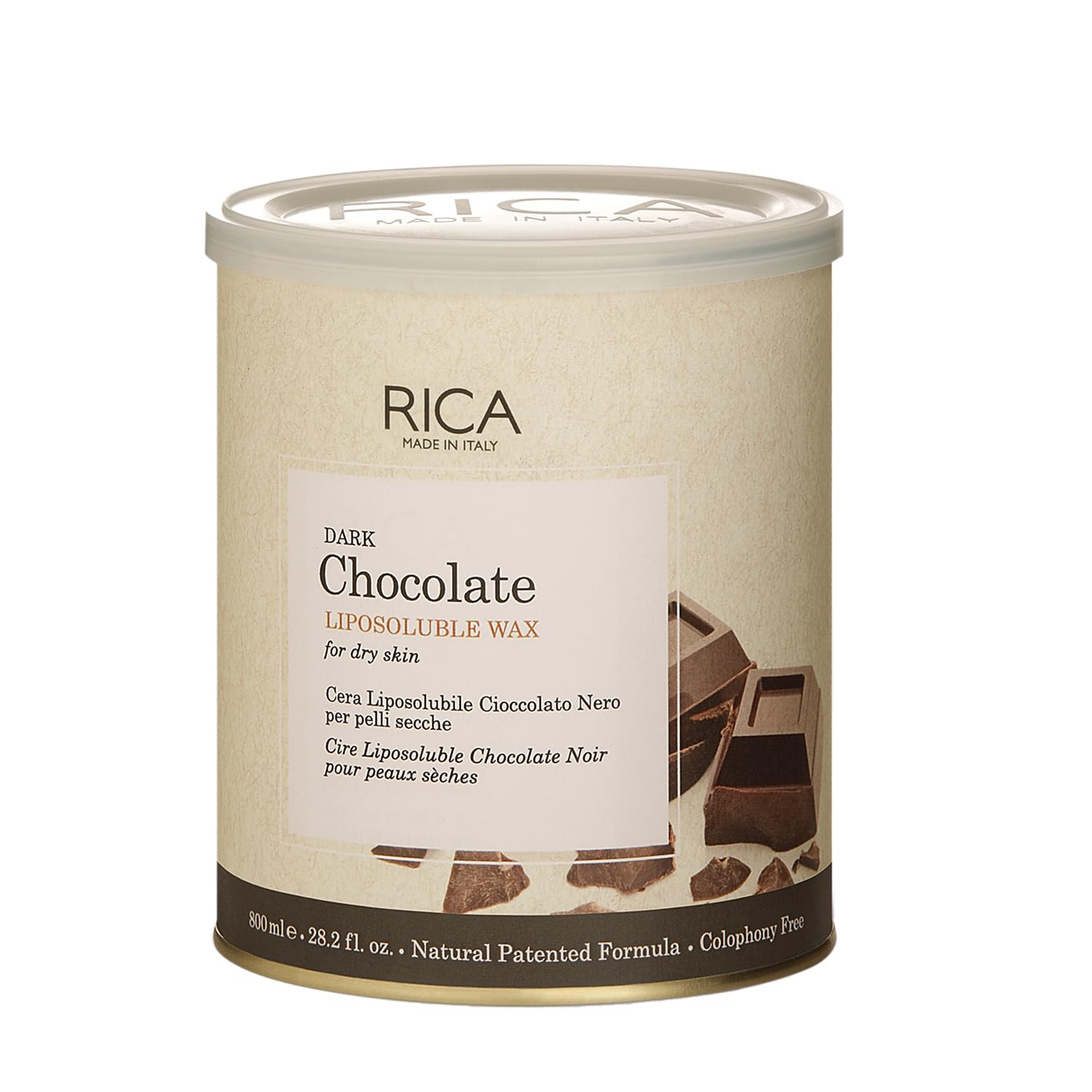 Rica Dark Chocolate Liposoluble Wax - 8021515004019