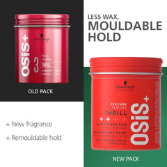 Schwarzkopf Professional OSiS+ Thrill Elastic Hair Styling Fiber Gum I Enhances definition and shine I Easy to apply and Wash I Vegan | 100 ml