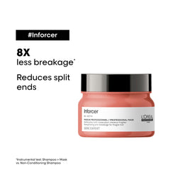 L'Oreal Professionnel Inforcer Strengthening Shampoo 300ml & Hair Mask 250gm Combo | Hair Breakage