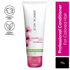 Biolage Professional Colorlast Conditioner, 98g | Protects Colored Hair & Maintains Vibrancy, Depth & Tone upto 9 Weeks, Anti-fade properties, Enriched with Orchids, Natural, Vegan & Cruelty-Free