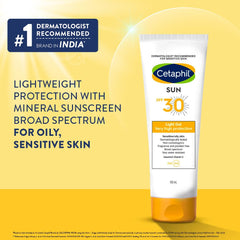 Cetaphil Combination Skin Sun Spf 30 Sunscreen, Very High Protection Light Gel, Water Resistant, 100 Ml