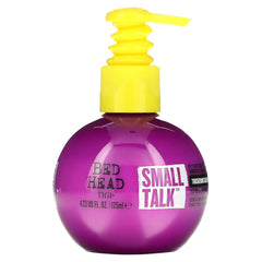 Bed Head TIGI Small Talk Hair Thickening Cream for Fine, Thin & Flat Hair, Builds up Body & Hair Volume, Controls Frizz & Flyaway for Nourished Hair, Volumizing Cream for Thicker-Looking Hair, 125 ml