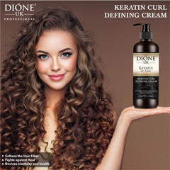 Dione UK Keratin Curl Defining Cream, 240ml