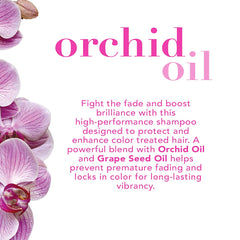 OGX Fade-Defying Orchid Oil Shampoo with UVA/UVB Sun Filters, 385ml