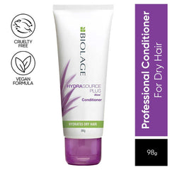 Biolage Hydrasource Conditioner, 98g | Paraben Free, Intensely Hydrates Dry Hair, For Dry Hair (Apricot)