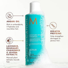 Moroccanoil Moisture Repair Shampoo, Blue, 250 ml