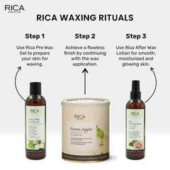 Rica Green Apple wax for sensitive skin, 800 ML - 8021515000325 - Rica Waxing Rituals