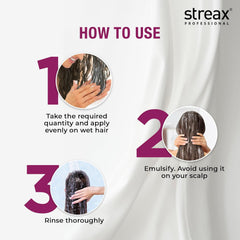 Streax Professional Canvoline Straightening Post Care Conditioner, 240 gm | Enriched with KeraCharge Complex | Anti Frizzy & Hair Breakage | Tangle Free Hair | Sulphate & Paraben free