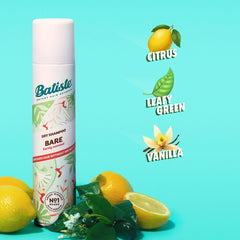 Batiste Instant Hair Refresh Dry Shampoo Bare Fragrance, Absorb Oil Between Washes, Waterless Shampoo - 200 ml