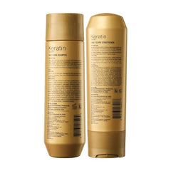 Luxliss Professional Keratin Daily Care Shampoo 250ml & Conditioner 200ml - Gold edition (Pack of 2)