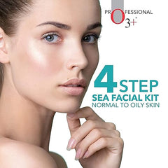 O3+ Sea White Brightening Facial Kit With Peel Off Mask Suitable For Normal To Oily Types (45g, Single Use Facial Kit)