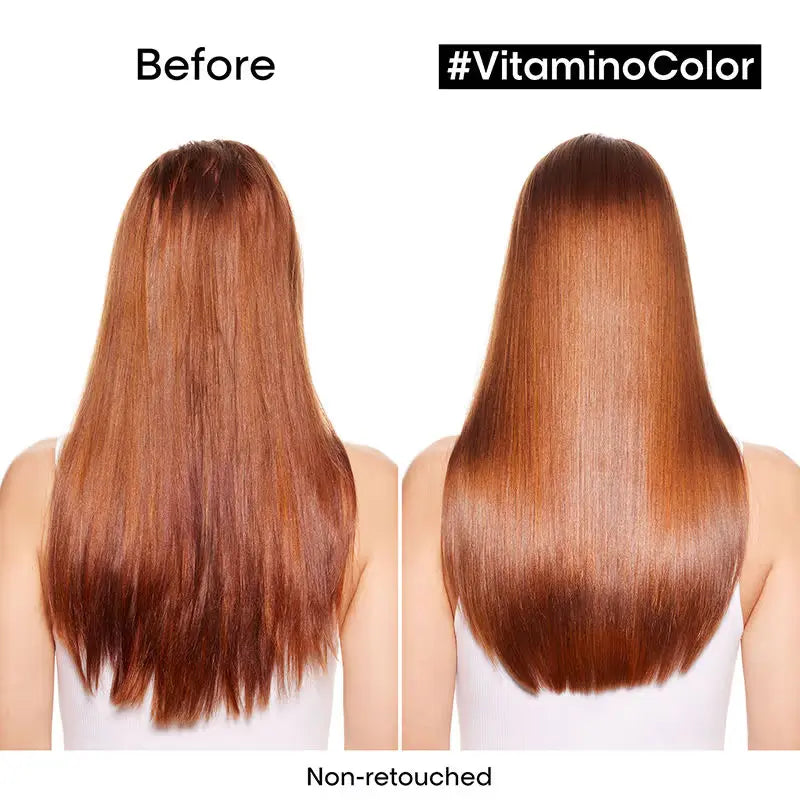 Loreal Professional Resveratrol Vitamino Color Mask 250ml - 8901526509195 - Before and After result of Vitamino Color Mask