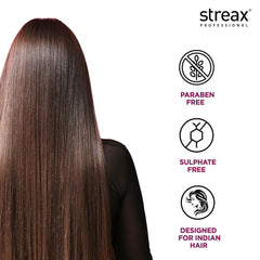 Streax Professional Canvoline Straightening Post Care Conditioner, 240 gm | Enriched with KeraCharge Complex | Anti Frizzy & Hair Breakage | Tangle Free Hair | Sulphate & Paraben free