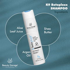 Beauty Garage K9 Botoplexx Shampoo, 300ml | For Damage Repair