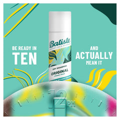 Batiste Instant Hair Refresh Dry Shampoo Clean & Classic Original Fragrance, Absorb Oil Between Washes, Waterless Shampoo - 200 ml