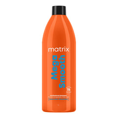 Matrix Mega Smooth Shampoo for Frizzy, Dry Unmanageable Hair, Defy Frizz for 4 Days (1000ml)