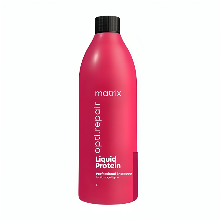 Matrix Opti.Repair Professional Liquid Protein Shampoo | Repairs Damage from 1st Use | for Less Split Ends, Breakage, Knotting | Paraben-free, 980ml