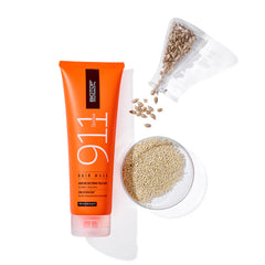 Biotop Professional 911 Hair Mask Quinoa 250Ml |Unisex| Provides a Rich Dose of Vitamins & Proteins |Paraben, SLS & Sulfate free |For Colored, Extremely Dry, Very Damaged and Burnt/Over processed hair