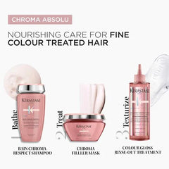 Kérastase Chroma Absolu Bain Chroma Respect Shampoo for Fine Hair (Sulphate-Free) 1000 ml