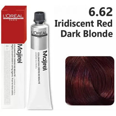 Loreal Majirel Hair Color 50G 6.62 Iridiscent Red Dark Blonde + Oxidant 1000Ml Combo