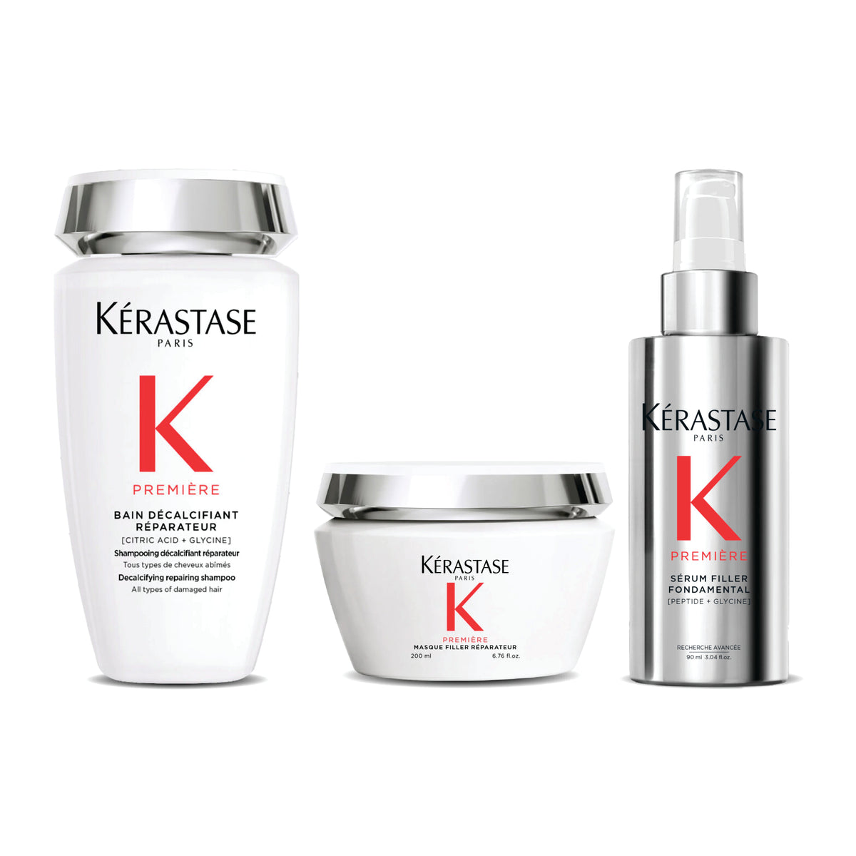 Kerastase Premiere Shampoo, Mask and Serum Combo (250ml + 200ml + 90ml)