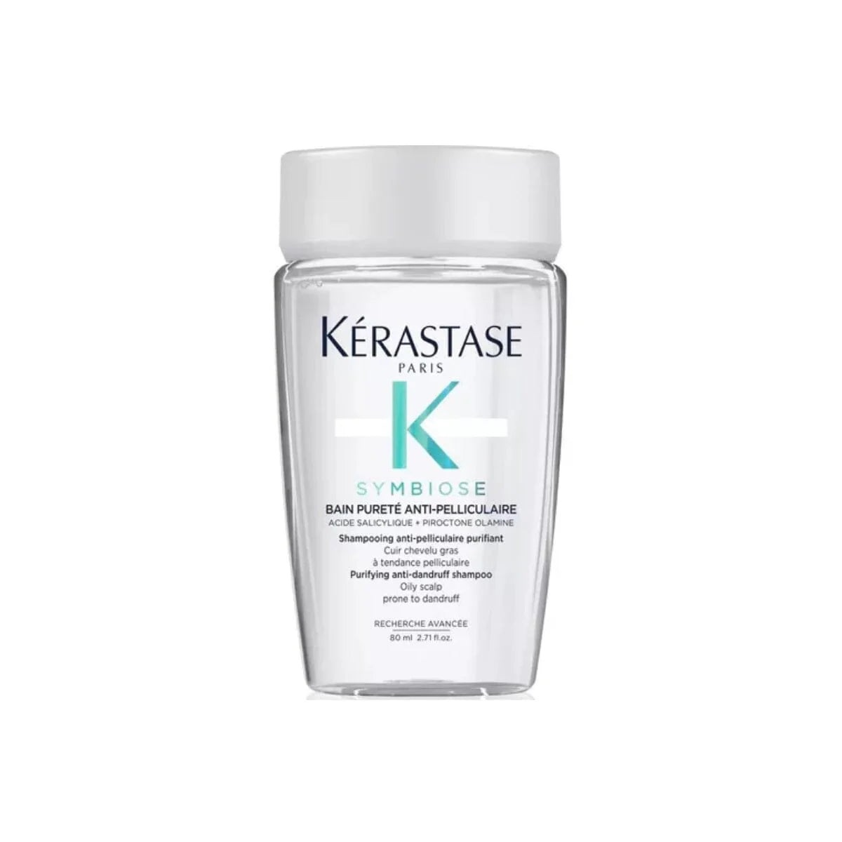 Kerastase Symbiose Bain Pureté Anti-Pelliculaire Shampoo for Anti-Dandruff, 80ml (Travel Size)