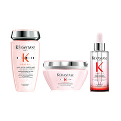 Kerastase Genesis Bain Nutri-Fortifiant shampoo, Genesis Mask and Genesis Fortifiant Serum combo (250ml + 200ml + 90ml)
