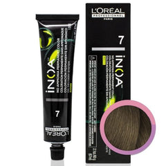 Loreal Inoa Ammonia Free Hair Color 60G 7 Blonde + 20Vol 6% Developer 90Ml