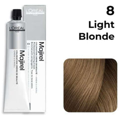 Loreal Professional Majirel Cool Cover Hair Color 50G 8 Light Blonde + Oxidant 1000Ml Combo