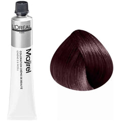 Loreal Majirel Hair Color 50G 5.52 Light Mahogany Iridescent Brown+ Oxidant 1000Ml Combo