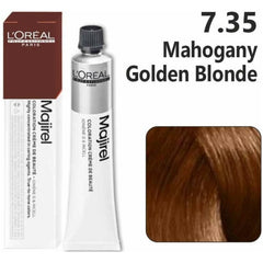 Loreal Majirel Hair Color 50G 7.35 Mahogany Golden Blonde+ Oxidant 1000Ml Combo