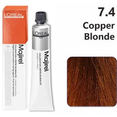 Loreal Majirel Hair Color 50G 7.4 Copper Blonde + Oxidant 1000Ml Combo