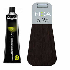 Loreal Inoa Ammonia Free Hair Color 60G 5.25 Light Iridescent Mahogany Brown