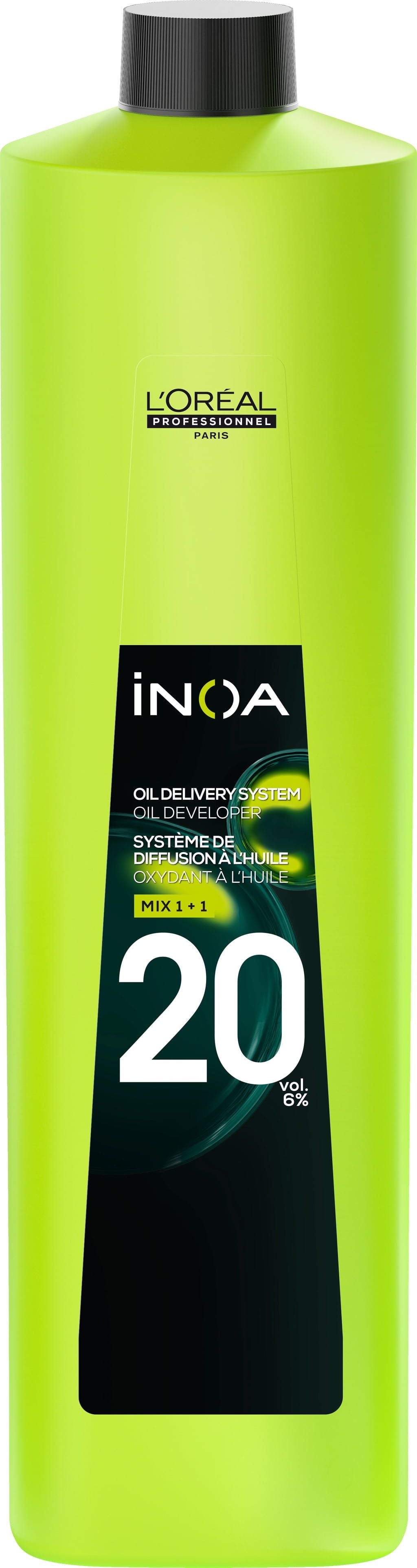 Loreal Inoa Ammonia Free Hair Color 60G 4.0 Brown +Developer 1000ml Combo